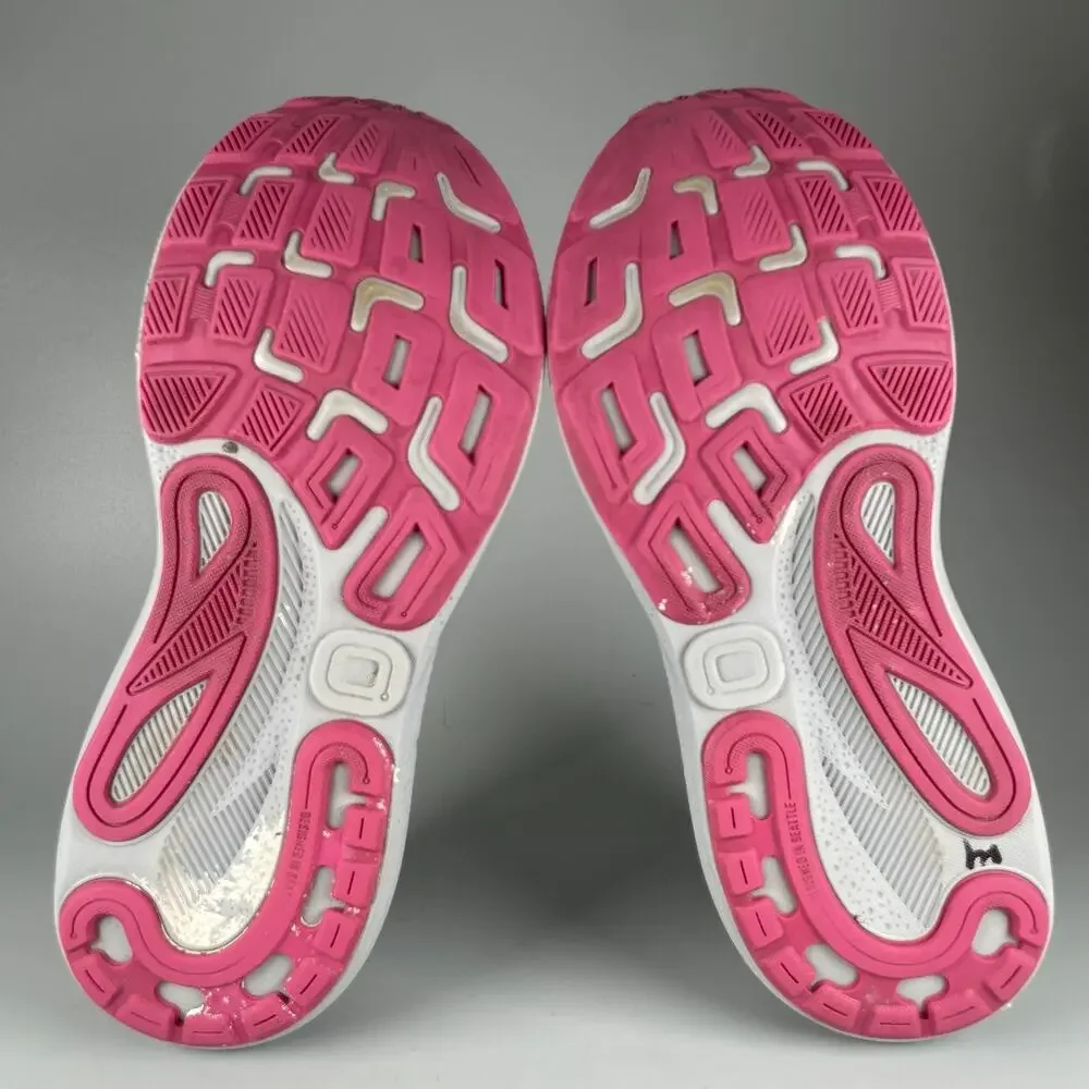 Brooks Adrenaline GTS 24 Women's Size 10 B Grey Pink Running Shoes Sneakers GUC